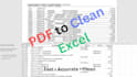 do data entry, copy paste work, PDF, bank statements, invoices into clean excel