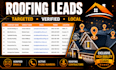 generate exclusive roofing contractor leads with verified contacts