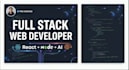 build a scalable full stack web app with react nextjs nodejs and ai