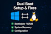 fix linux arch linux dual boot pc issues