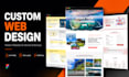 design a modern responsive landing page and website uiux in figma