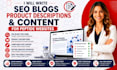 write SEO blogs, product descriptions, and content for peptide websites