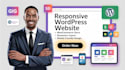 build responsive wordpress website woocommerce store elementor ai custom design