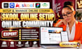 setup skool online community setup skool community setup skool community setup