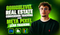 set up gohighlevel real estate conversion tracking and meta pixel lead tracking