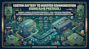 create custom battery to inverter communication using rj45 protocol