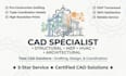 create structural cad drawings for residential buildings in USA