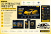 create 3d interactive website with threejs, gsap, webgl, verge3d, 3dconfigurator