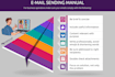 be manually send emails one by one