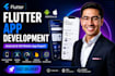 do mobile app development, android ios app development as your flutter developer