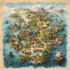 create detailed fantasy continent and world maps