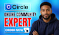 setup circle so online community circle so manager circle so online course setup