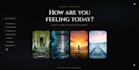 create a futuristic cinematic website with immersive UI UX
