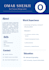 design a professional resume and CV using canva