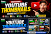 design professional and clickable youtube thumbnails