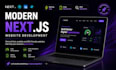 develop a modern responsive next js website