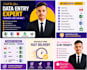 data entry , data formating excel sheet and etc