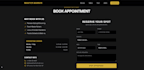 build a modern business website with booking system