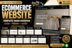 design a premium luxury ecommerce website frontend UI