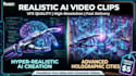 create ai video and ai animation video cinematic quality