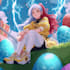 create anime fan art with dramatic action effects