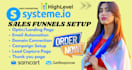 crear sitio web en systeme io, landing page, embudo y automatización