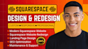 build squarespace website redesign, edit squarespace, update squarespace website
