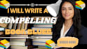 write a compelling book blurb