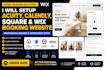 setup acuity calendly square and wix booking website