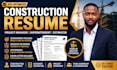 write ats construction, project manager, architechture, superintendent resume