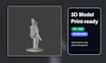 create a custom 3d printable figure from your photo