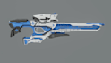 design 3d sci fi weapon, mech gun, and hard surface props for games