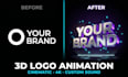 create a cinematic logo animation video