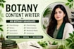 write gardening houseplant and botany articles