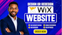build wix website design, redesign business wix website, website development
