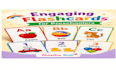 create printable educational flashcards for preschool kids