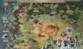 draw detailed hand drawn fantasy map for dnd map or rpg world map battlemap