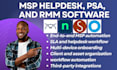 setup msp helpdesk psa and rmm software connectwise halopsa syncro ninjaone