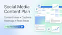 create social media content ideas and captions