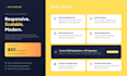 build a responsive full stack web application using react