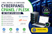 install cpanel plesk or hosting panel on your vps