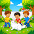 kids coloring pages for KDP with custom characters