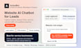 build a website ai chatbot for lead capture and faqs