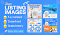 design amazon listing images and a plus content