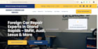 create a custom website for auto repair workshop with booking system