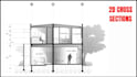 draw 2d autocad building sections and plans