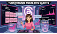 write viral ig threads posts that generate clients and leads