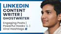 write engaging linkedin posts and write authority content
