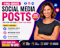 create social media posts, facebook posts, instagram posts, and fb ads design