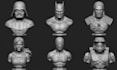 sculpt custom 3d head bust scale action figure head face likeness for 3d print